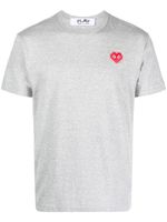 Comme Des Garçons Play t-shirt en coton à manches courtes - Gris - thumbnail