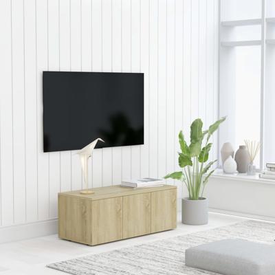 vidaXL Tv-meubel 80x34x30 cm spaanplaat sonoma eikenkleurig vidaXL Tv-meubel 80x34x30 cm spaanplaat sonoma eikenkleurig