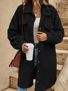 Casual Long Sleeve Outwear Coat