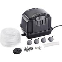 Pontec PondoAir 3600 43111 ventilatiesets, complete set voor zuurstofvoorziening, zuurstofverrijking, vijverventilator, zwart