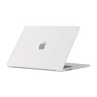 Lunso MacBook Air 15 inch M2/M3 (2023-2024) cover hoes - case - Mat Transparant - thumbnail