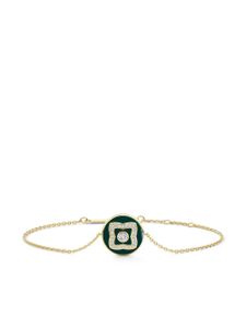 De Beers Jewellers bracelet Enchanted Lotus en or 18ct pavé de diamants - Vert