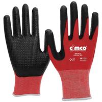 Cimco Grip Flex zwart/rood 141229 Gebreide werkhandschoenen Maat: 8, M EN 388 1 paar/paren