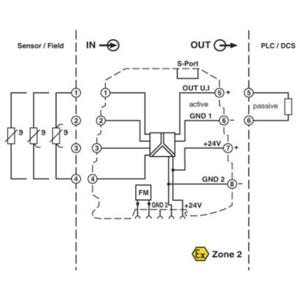 Phoenix Contact Weerstandsthermometer meetomvormer 2902849