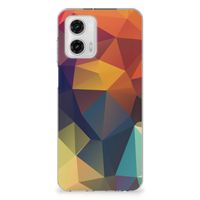 Motorola Moto G73 TPU Hoesje Polygon Color - thumbnail