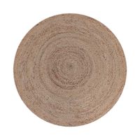 LABEL51 Vloerkleed Jute 120cm - Rond - thumbnail