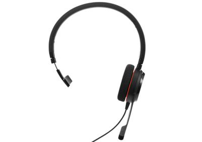 Jabra Evolve 20 UC Mono Headset Bedraad Hoofdband Kantoor/callcenter USB Type-A Zwart Jabra Evolve 20 UC Mono Headset Bedraad Hoofdband Kantoor/callcenter USB Type-A Zwart