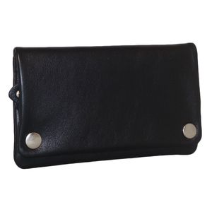 Leather Design Shag Etui Nappa Zwart