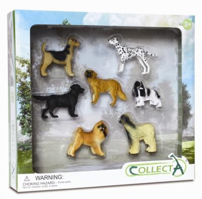 Collecta honden: speelset in giftverpakking 7 delig retriever Collecta honden: speelset in giftverpakking 7 delig retriever