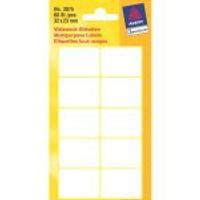 Avery Multipurpose Labels, White 32 x 23 etiket 60 stuk(s)