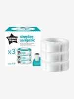 Set van 3 navullingen voor luieremmer Simplee Tommee tippee SANGENIC wit - thumbnail