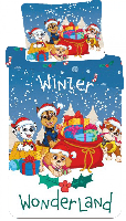 Paw Patrol kerst dekbedovertrek Winter Wonderland 140 x 200 cm - thumbnail