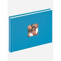 walther+ design FA207U Fotoalbum (b x h) 22 cm x 16 cm Blauw 40 bladzijden