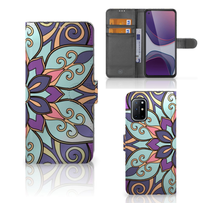 OnePlus 8T Hoesje Purple Flower OnePlus 8T Hoesje Purple Flower