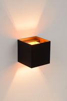 Lucide Xio wandlamp 10x10cm G9 zwart