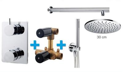 One-pack Inbouwthermostaat rond set 104 One-pack Inbouwthermostaat rond set 104