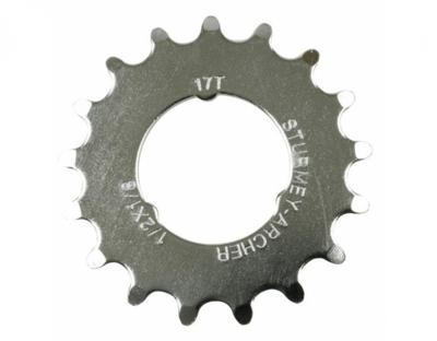 Sturmey Archer tandwiel opsteek 17T plat zilver