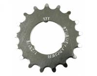 Sturmey Archer tandwiel opsteek 17T plat zilver
