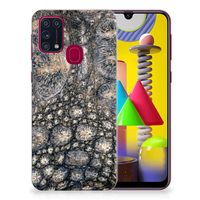 Samsung Galaxy M31 TPU Hoesje Krokodillenprint - thumbnail