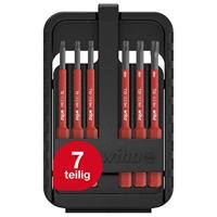 Wiha SlimBit elektrische TORX® bitset, 7 stuks, inclusief slimBits-doos (43153)