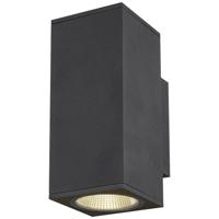 SLV ENOLA SQUARE M UP/DOWN 1003419 LED-buitenlamp (wand) LED vast ingebouwd 19 W Antraciet - thumbnail