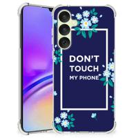 Samsung Galaxy A35 Anti Shock Case Flowers Blue DTMP