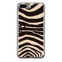 Arizona Zebra: iPhone 8 Plus Transparant Hoesje - thumbnail