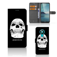 Telefoonhoesje met Naam Nokia 3.4 Skull Eyes