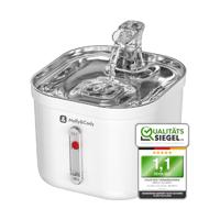 Molly&Cody Spring Drinkfontein voor katten en honden, 2 liter watercapaciteit, automatische waterdispenser, ultra stille waterpomp, zichtbare waterniveau-indicator, 3-voudig filtersysteem, compact,