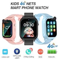 k26 4g kids smart watch kids smartwatch telefoon horloge sim-kaart wekker foto sos gps locatie tracker kind horloge hd video chat call verjaardagscadeau Lightinthebox