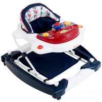 Baninni Loopstoel 2-in-1 Classic rood en donkerblauw BNBW002-RRD