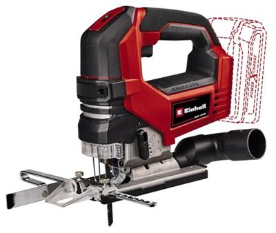 Einhell Professional accu-decoupeerzaag TP-JS 18/135 Li BL Power X-Change (18 V, zaagdiepte in hout 135 mm, slaghoogte 26 mm, brushless, inclusief zaagblad, zonder accu)