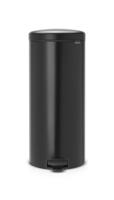 Brabantia newIcon pedaalemmer 30 liter met kunststof binnenemmer - Matt Black