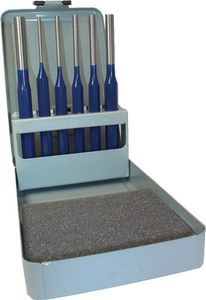 Promat Set drevels | 6 delig 3-4-5-6-8-10 mm | metalen cassette - 4000812364 4000812364