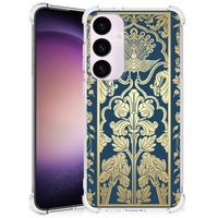 Samsung Galaxy S24 Plus Case Beige Flowers - thumbnail