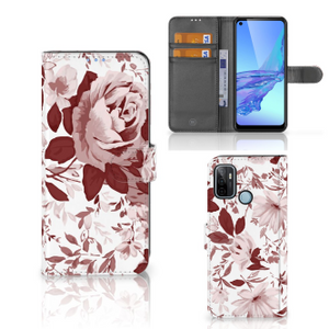 Hoesje OPPO A53 | OPPO A53s Watercolor Flowers