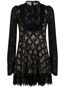 ETRO robe à détails de volants - Noir