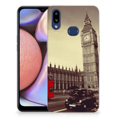 Samsung Galaxy A10s Siliconen Back Cover Londen Samsung Galaxy A10s Siliconen Back Cover Londen