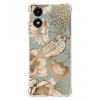 Case voor Motorola Moto G24 | G24 Power | G04 Vintage Bird Flowers - thumbnail