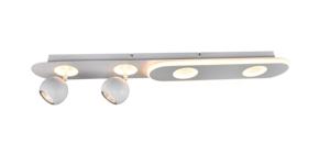 Brilliant Led plafondlamp Irelia 2xGU10 - 4xled - 80cm wit G99570/05