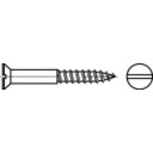 TOOLCRAFT TO-5446989 Verzonken houtschroef 4.5 mm 35 mm Sleuf DIN 97 Messing 200 stuk(s)