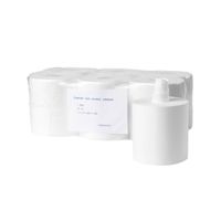 Poetsrol midi coreless cellulose wit 2 laags