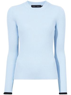 Proenza Schouler Sweater met ronde hals - Blauw