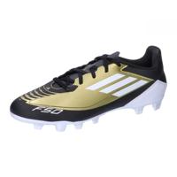 adidas Unisex F50 Club Messi voetbalschoenen flexibele grond stevige schoenen, Gold Met Ftwr Witte Kern Zwart, 41 1/3 EU