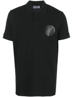 Versace Jeans Couture polo à logo poitrine imprimé - Noir