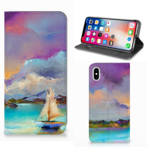 Bookcase Apple iPhone Xs Max Boat