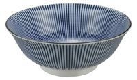 Blauw/Witte Kom - Mixed Bowls - 20,3 x 8xm 1000ml