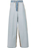 VETEMENTS pantalon ample à coutures apparentes - Bleu - thumbnail