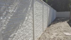 Betonschutting Rusticastone enkelzijdig 200x200cm