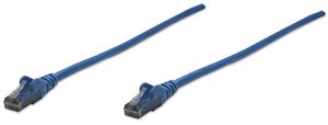 Intellinet 343770 RJ45 Netwerkkabel, patchkabel CAT 6 U/UTP 10.00 m Blauw 1 stuk(s)